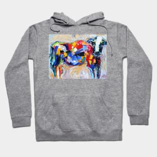 Abstract cow Hoodie
